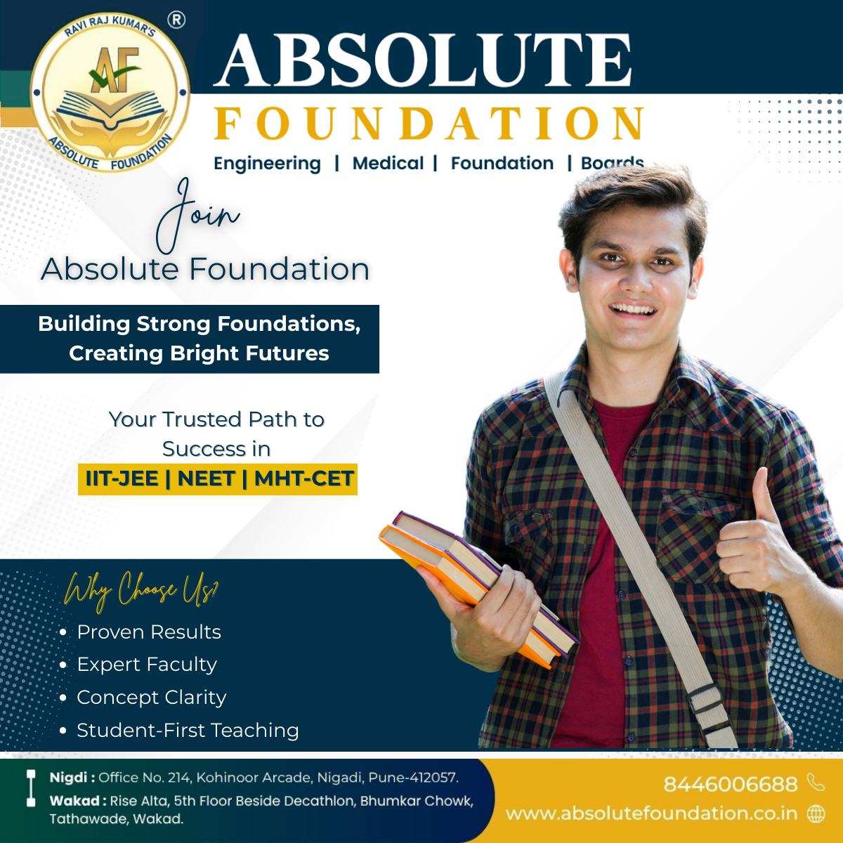 Best 11th and 12th IIT JEE  NEET classes in Pune
